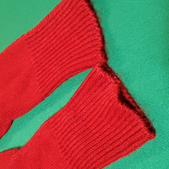 The New York Company one size women's long red gloves - Picture 2 of 7